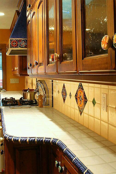 Мексиканская кафельная плитка на кухню